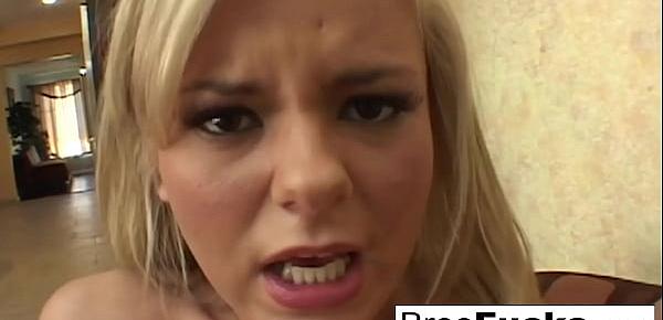  Naturally busty Bree Olson fucks him until he cums in her mouth!